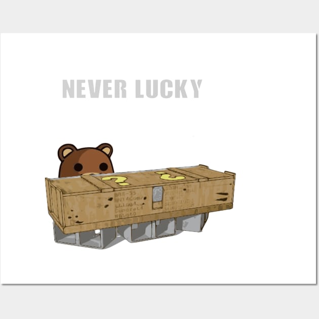 Never lucky mystery box Wall Art by joelzwow